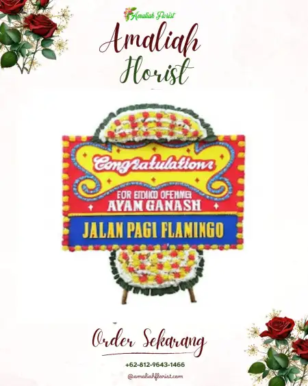Sewa Papan Bunga pagelaran